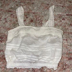 White Cute Top